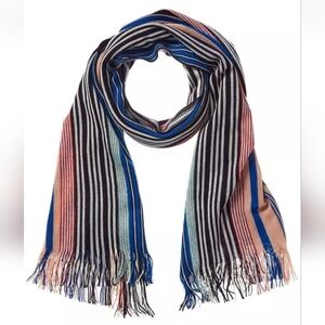 Missoni Stripes Multicolor Wool Blend Scarf